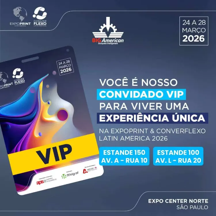 புதிய சத்ர் வென்சோ ஃபீஹுவா பிரிண்டிங் மெஷினரி கோ., லிமிடெட். ExpoPrint Latin America 2026 இல் பங்கேற்கும், உயர்தர தயாரிப்புகளை உலகத்துடன் பகிர்ந்து கொள்வார்கள்.
